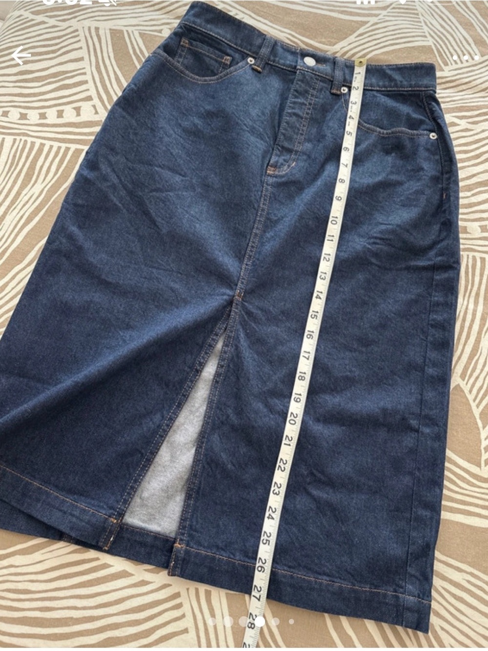 BANANA REPUBLIC denim skirt NWT - Picture 4 of 7